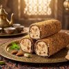 Lokum Delight Dubai Karamell Star mit Engelshaar und Mandeln